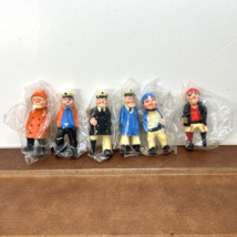 Set of 6, Ship Captain Sailor Pirate Resin Fridge Magnets, Nautical Sea ... - $19.99