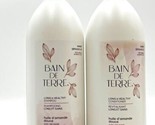 Bain De Terre Sweet Almond Oil Long &amp; Healthy Shampoo &amp; Conditioner 33.8... - £43.30 GBP