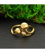Bronze Adjustable Three Mushroom Ring - $541.10 MXN