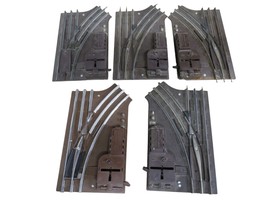 Lionel 5122 Right And Left 027 Remote Control Track Switches Lot Of 5 Un... - $609.79 MXN