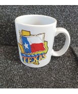 Texas Souvenir Coffee Mug TX Flag Gray Cup History Geography and Science... - £13.96 GBP