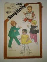 Simplicity 6137 Size 2 Toddler Pull-on Pants Top - £10.09 GBP