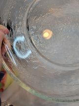 Clear Glass Cheese & Cracker or Dessert Plate & Dome Lid image 4