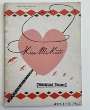 Kiss Me Kate signed Program - £79.93 GBP