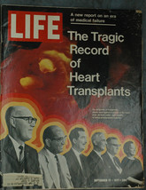 Life Magazine September 17, 1971 The Tragic Record of Heart Transplants - £1.37 GBP