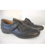 Hotter Women&#39;s Francis Black Casual Slip-on Loafer Shoes Size 8.5 M - $1,473.91 MXN