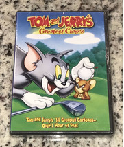 Tom and Jerry&#39;s Greatest Chases DVD 14 Animated Cartoons + Bonus Cat Mouse New - $10.88