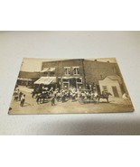 Antique RPPC Group Of Native Americans &amp; Towns People AZO 1904-18 Postcard - £100.49 GBP