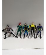 Vintage Lot Of 5 Batman Poison Ivy Action Figures 1997 Kenner DC - $17.77