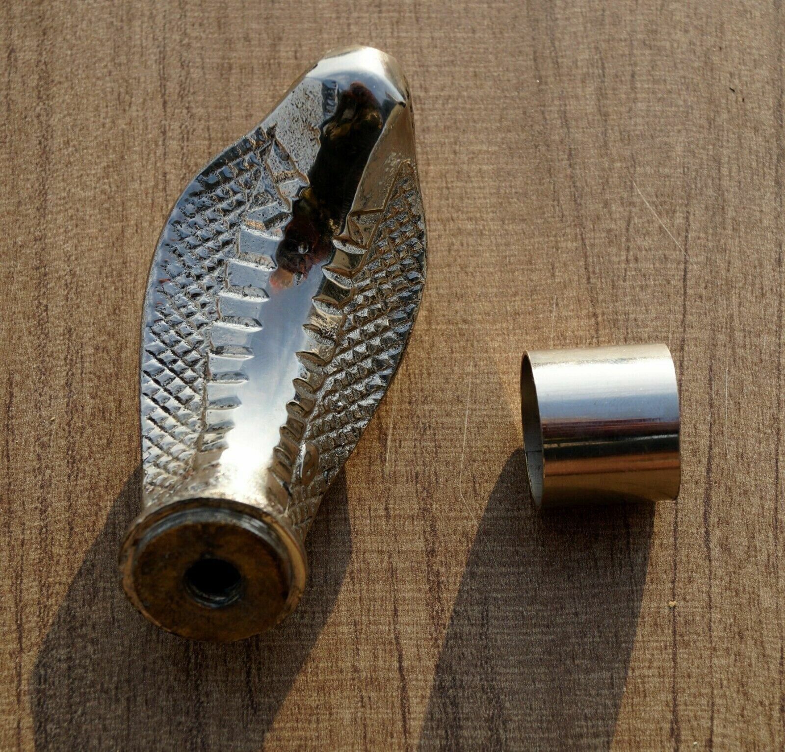 Brass Handle Snake Style Head Handle For Walking Stick Cane Top Topper V... - $18.49