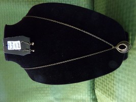 Paparazzi Necklace/Earring Set - Long (new) 11091 Court Couture /Brass - £6.75 GBP