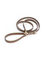 Leather Dog Leash Tino Bronze - $101.87 CAD