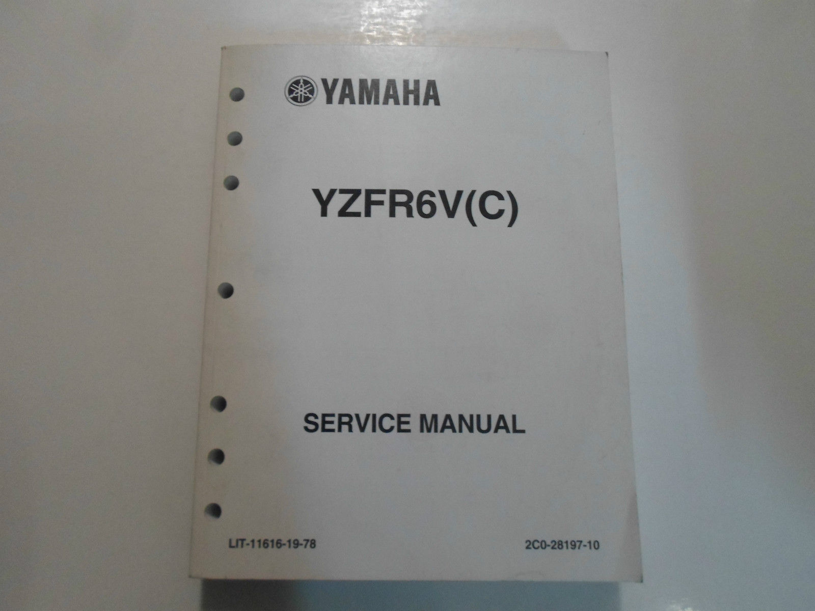 Primary image for 2006 06 Yamaha YZFR6V (C) YZFR6V Motorcycle Service SHOP Repair Manual OEM