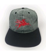 Vtg Mobil Oil Pegasus Snapback  Hat Cap Gas Oil Red Logo Flying Horse  - $33.78 CAD
