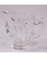 VINTAGE GLASS CREAMER 3 1/2 INCHES TALL Willow Leaf Pattern Indiana Glas... - $5.12 CAD