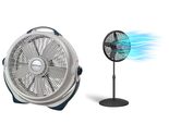 Lasko Wind Machine Air Circulator Floor Fan, 3 Speeds, Pivoting Head for... - £64.07 GBP