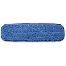Microfiber Replacement Mop Pad Refill Wet Dry Cleaning 18&quot; Blue (1) - $3.95