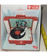 Disney animated center piece ornament Mickey Minnie share the cheer New - $371.52 MXN