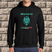 New Bianchi Passione Celeste Bicycle Roadbike Hoodie Usa Size S-5XL - £35.38 GBP