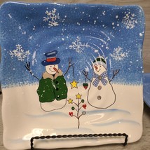 St. Nicholas Square BUTTON UP Square Salad Plate 8.5&quot; NEW (3 available) - $7.50