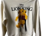 Vingtage Lion King Simba Youth Size S 3-5  Cream Long Sleeve Pullover Sw... - £7.50 GBP