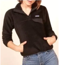 PATAGONIA  Women's Black Thermal Fleece Top Size-M - $49.48