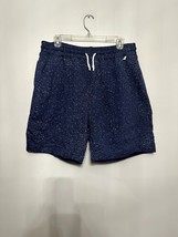 Sovereign Code Men&#39;s Blue Speckled Sweat Shorts Drawstring Pockets L NWT - £14.15 GBP
