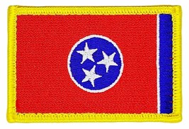 Tennessee State Flag TN Morale Patch [Hook Fastener-3.0 X 2.0 inch - TN8] - $6.99