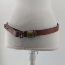 Coldwater Creek Brown Leather Belt Size Large - £16.98 GBP