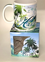 &quot;Island Waves Hawaii&quot;  Mug Cup -Islands, Palm Trees, Waves ~ *NEW* Hawaii - £10.55 GBP