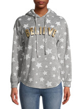 No Boundaries Juniors Faux Sherpa Lined Printed Graphic Hoodie Size XS/X... - £13.44 GBP