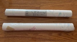 Vtg Collins Aikman Wallcoverings prepasted 2 double rolls Wallpaper 80&#39;s... - $29.67