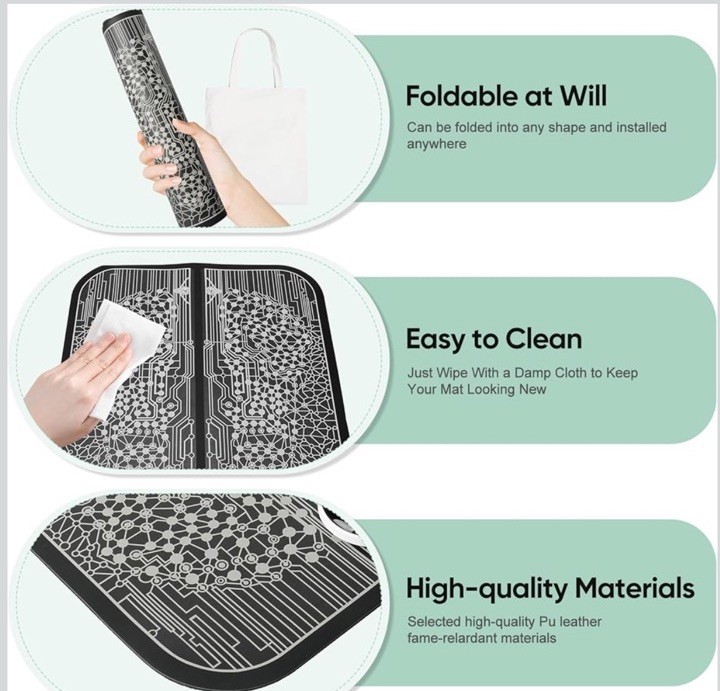 VFU EMS Foot Massager Mat,Foot Stimulator,Improve Circulation,Muscle Relaxati Item image 6