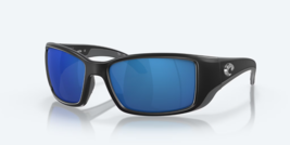 Costa Del Mar Blackfin Black Frame Blue Mirror 580P plastic POLARIZED BL... - $138.59