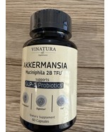 Akkermansia Probiotic Supplement 60 Caps-1 per serv EXP 3/28 NEW - $34.31 CAD