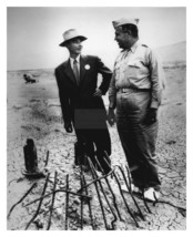 J. Robert Oppenheimer &amp; General Groves At Ground Zero 8X10 Photograph Reprint - £6.67 GBP