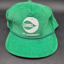 New NOS Vintage Cargill Of Wakeeney Kansas Green Corteroid Trucker Farm Hat Cap - £15.50 GBP