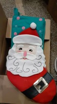 Ashland Christmas Santa Stocking 18&quot; New Free shipping! - $15.84