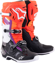 Alpinestars Mens MX Offroad Tech 10 Boots Black/Red/Orange/White 12 - £527.43 GBP