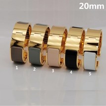 New titanium steel bracelet, wide bracelet, large bracelet, H bracelet, bracelet - £70.59 GBP