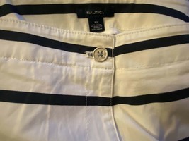 Nautica Women&#39;s Cotton Stretch Twill Shorts, WHITE, 12 - £7.90 GBP