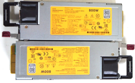 2X HP 800W  80+ Platinum Power Supply 723600-201 754381-001 HSTNS-PL41 - £32.97 GBP