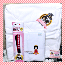 BJD Volks Super Dollfie 10th Anniversary Swaddle Blanket MEGU Hand Towel Strap - $50.26