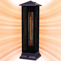 Outdoor Heater, 1500W Freestanding Infrared, Silent Heating, Ip55 Outdoor - $129.97