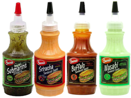 Beano&#39;s Submarine, Sriracha, Buffalo &amp; Wasabi Sandwich Sauce, Variety 4-Pack - £29.24 GBP