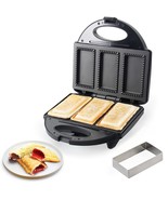 Electric Mini Pocket Pie Maker Machine With Crust Cutter, Pocket Pie Iro... - £54.28 GBP