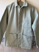 Alex Crane Celery Green Cotton Barn Jacket SZ S EUC - $78.21