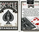 Black Standard Bicycle Playing Cards Poker Size Deck USPCC New Sealed - £9.47 GBP