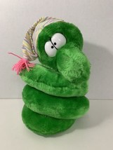 24K Animal Crackers plush green snake worm 1994 hat cap vintage Special ... - £15.56 GBP
