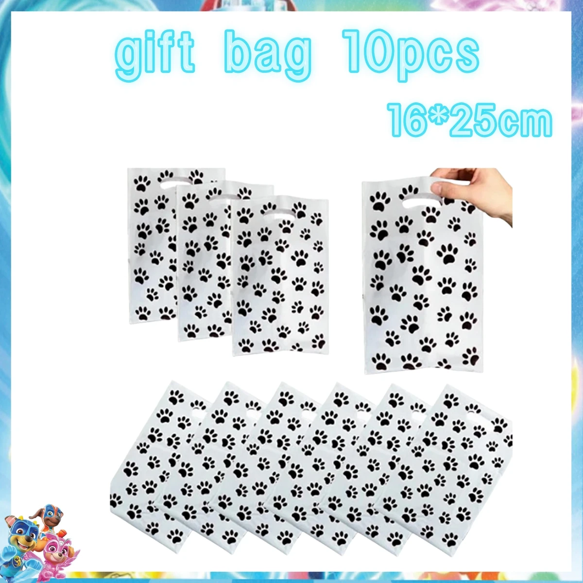 Paw Patrol Birthday Party Decor Disposable Tableware Tablecloth -Gift ba... - $66.16 MXN